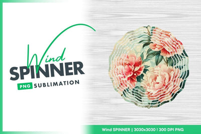 Vintage peony flower arrangement garden floral illustration Sublimation Regulrcrative 