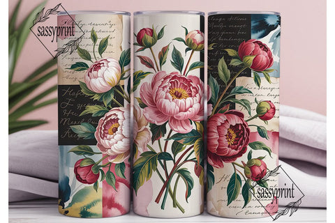 Vintage PeoTHSPs 20oz Tumbler Wrap Sublimation sassyprint 