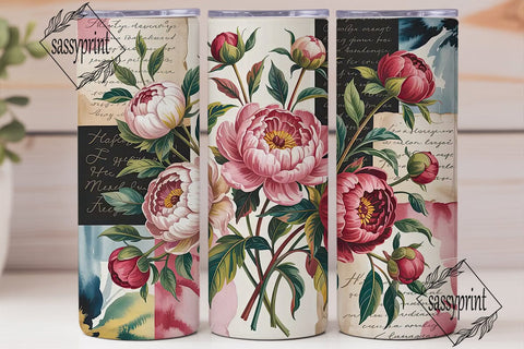 Vintage PeoTHSPs 20oz Tumbler Wrap Sublimation sassyprint 