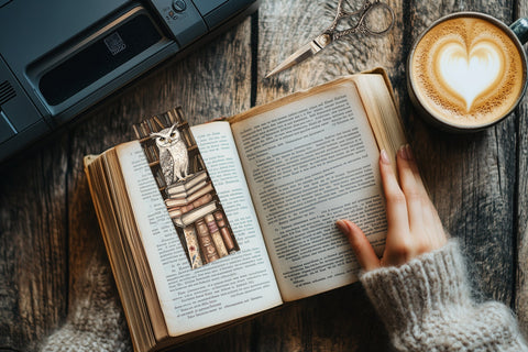 Vintage Printable Bookmarks | Book Lovers Digital Download SVG GlamArtZhanna 