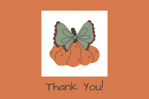 Vintage Pumpkins With Bows PNG Clipart Sublimation Rin Green 