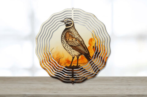 Vintage Quail Bird Wind Spinner Bundle Sublimation Regulrcrative 