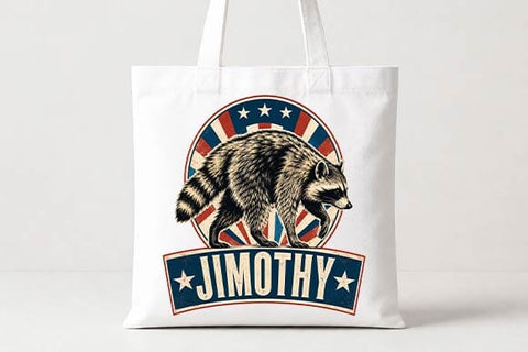 Vintage Raccoon PNG Jimothy Wildlife Sublimation Design SVG BillahCrafts 