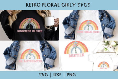 Vintage Rainbow Design for Kids | VIP Extended Use License SVG So Fontsy VIP Design Shop