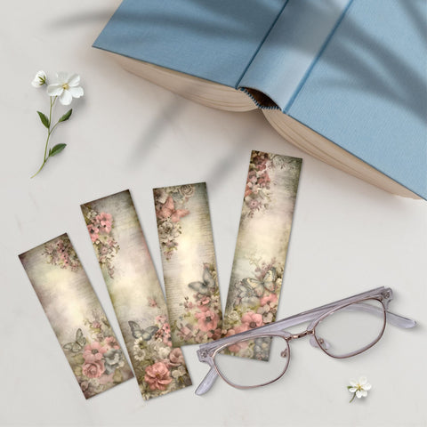 Vintage Regency Garden Bookmarks | Printable SVG Paige Cole Studio 