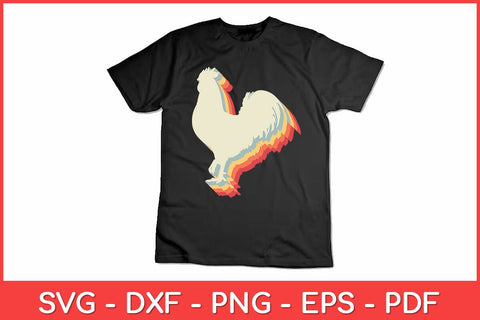 Vintage Retro Animal Rooster Funny Svg Design SVG artprintfile 