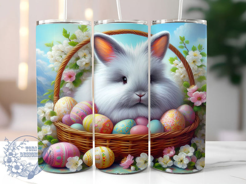 Vintage Retro Easter Bunny Tumbler, Easter Bunny Tumbler, Retro Easter Wrap, Stylish 20oz Wrap, Sublimation Design, Trendy Gift Idea, Inspirational Easter Tumbler Sublimation ToriDesigns 