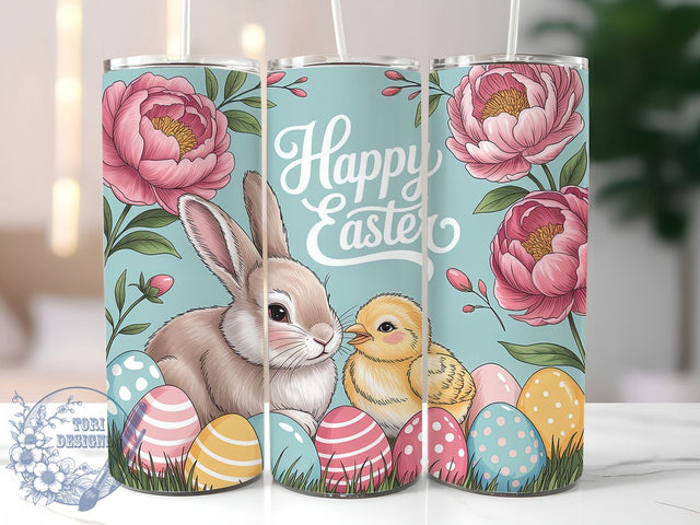 Vintage Retro Easter Chicken Tumbler, Easter Chicken Tumbler, Retro Egg Wrap, Happy Easter Wrap, Stylish 20oz Wrap, Sublimation Design, Trendy Gift Idea Sublimation ToriDesigns 