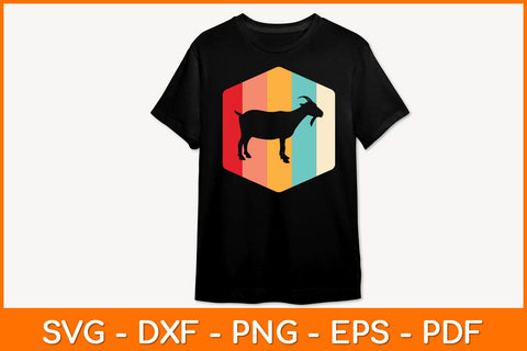 Vintage Retro Goat Svg Design SVG artprintfile 
