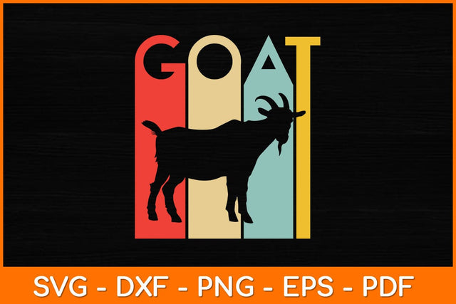 vintage Retro Goat Svg Design SVG artprintfile 