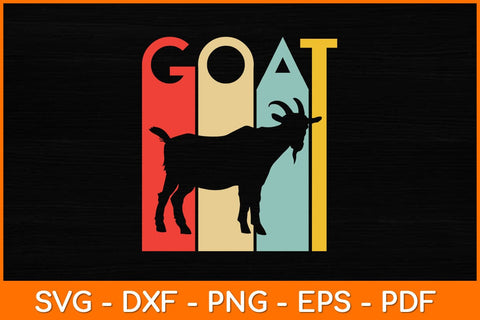 vintage Retro Goat Svg Design SVG artprintfile 