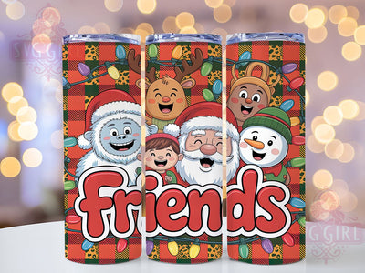 Vintage Retro Reindeer Christmas Tumbler, Reindeer Movie Wrap, Vintage Holiday Sublimation, Festive Friends Cup, 20Oz Skinny Tumbler Wrap, Classic Christmas Mug, Nostalgic Holiday Design Sublimation SvggirlplusArt 