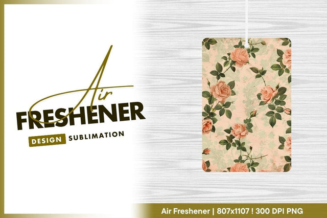 Vintage Rose Floral Pattern with Peach Blooms and Green Leaves on Pink Background Sublimation Regulrcrative 