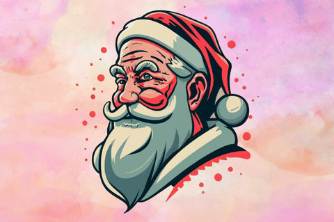 Vintage Santa Sublimation Bundle Sublimation designartist 