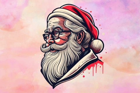 Vintage Santa Sublimation Bundle Sublimation designartist 