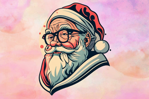 Vintage Santa Sublimation Bundle Sublimation designartist 