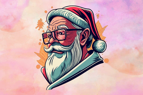 Vintage Santa Sublimation Bundle Sublimation designartist 