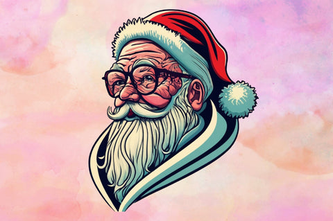 Vintage Santa Sublimation Bundle Sublimation designartist 