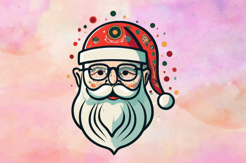 Vintage Santa Sublimation Bundle Sublimation designartist 