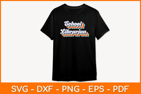 Vintage School Librarian Svg File SVG artprintfile 