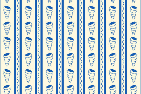 Vintage Seashell Seamless Patterns & Digital Papers Digital Pattern Rin Green 