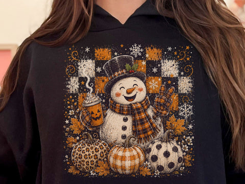 Vintage Snowman Halloween PNG Bundle SVG DesignDestine 