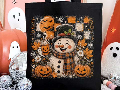 Vintage Snowman Halloween PNG Bundle SVG DesignDestine 