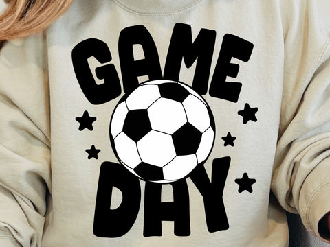 Vintage Soccer Game Day Png, Football Png, Retro Soccer Mom Png, Soccer T-shirt Png, School Soccer Team Png SVG DesignDestine 