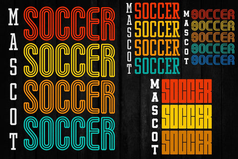 Vintage Soccer Mascot SVG SVG DesignDestine 