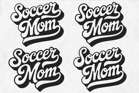 Vintage Soccer Mom Life SVG, Cricut Cut Files SVG DesignDestine 