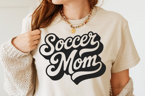 Vintage Soccer Mom Life SVG, Cricut Cut Files SVG DesignDestine 