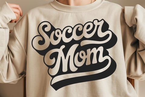 Vintage Soccer Mom Life SVG, Cricut Cut Files SVG DesignDestine 