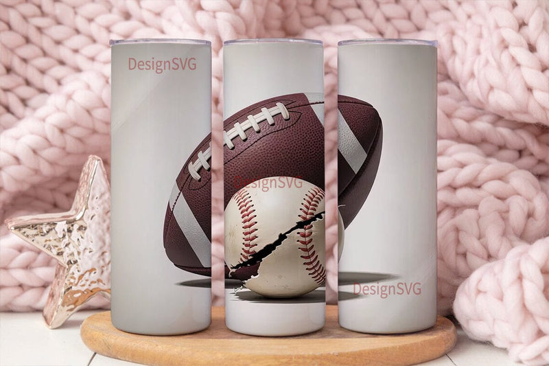 Vintage Sports 20oz Tumbler Wrap Sublimation DesignSVG 