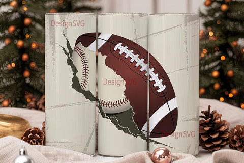 Vintage Sports 20oz Tumbler Wrap Sublimation DesignSVG 