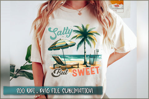 Vintage Summer Beach PNG Bundle Sublimation Shetara Begum 