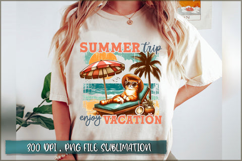 Vintage Summer Beach Sublimation Bundle Sublimation Shetara Begum 