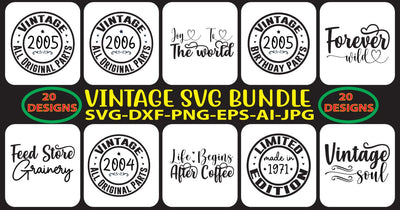 VINTAGE-SVG-BUNDLE SVG Syaman 