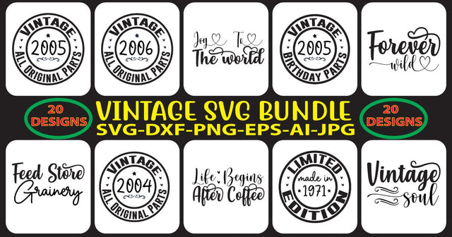 VINTAGE-SVG-BUNDLE SVG Syaman 