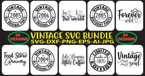 VINTAGE-SVG-BUNDLE SVG Syaman 