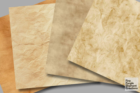 Vintage Texture Digital Paper | Brown Textured Scrapbook Digital Pattern Fine Purple Elephant Creations 