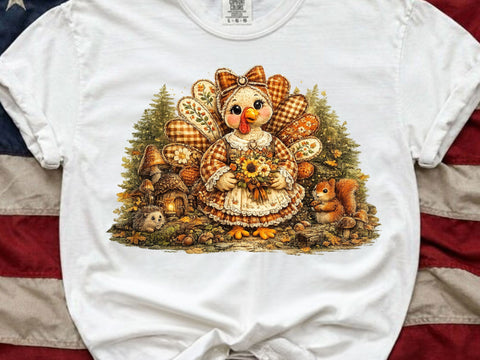 Vintage Thanksgiving Turkey PNG SVG artprintfile 