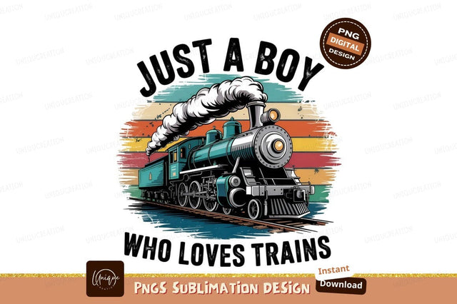 Vintage Train Sublimation Design For Boys Sublimation Designangry 