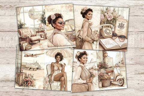 Vintage Travel Journal | African American Travel SVG GlamArtZhanna 