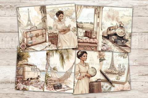 Vintage Travel Journal | African American Travel SVG GlamArtZhanna 