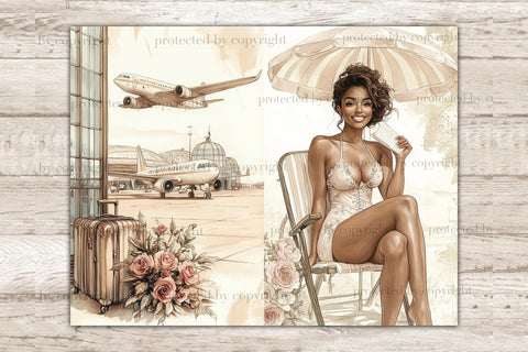 Vintage Travel Journal | African American Travel SVG GlamArtZhanna 