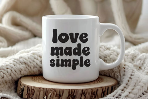 Vintage Valentine - Playful Bubble Font Font Masyafi Studio 