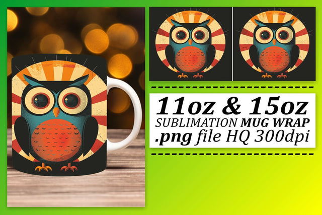 Vintage Vibes Creature Print Mug Art Sublimation afrosvg 