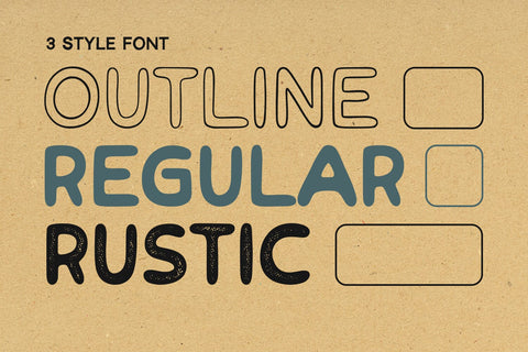 Vintage Vignette - Retro Font Font Alpaprana Studio 