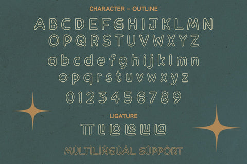 Vintage Vignette - Retro Font Font Alpaprana Studio 