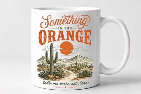 Vintage Western Desert Sunset Cactus Sublimation PNG SVG BillahCrafts 